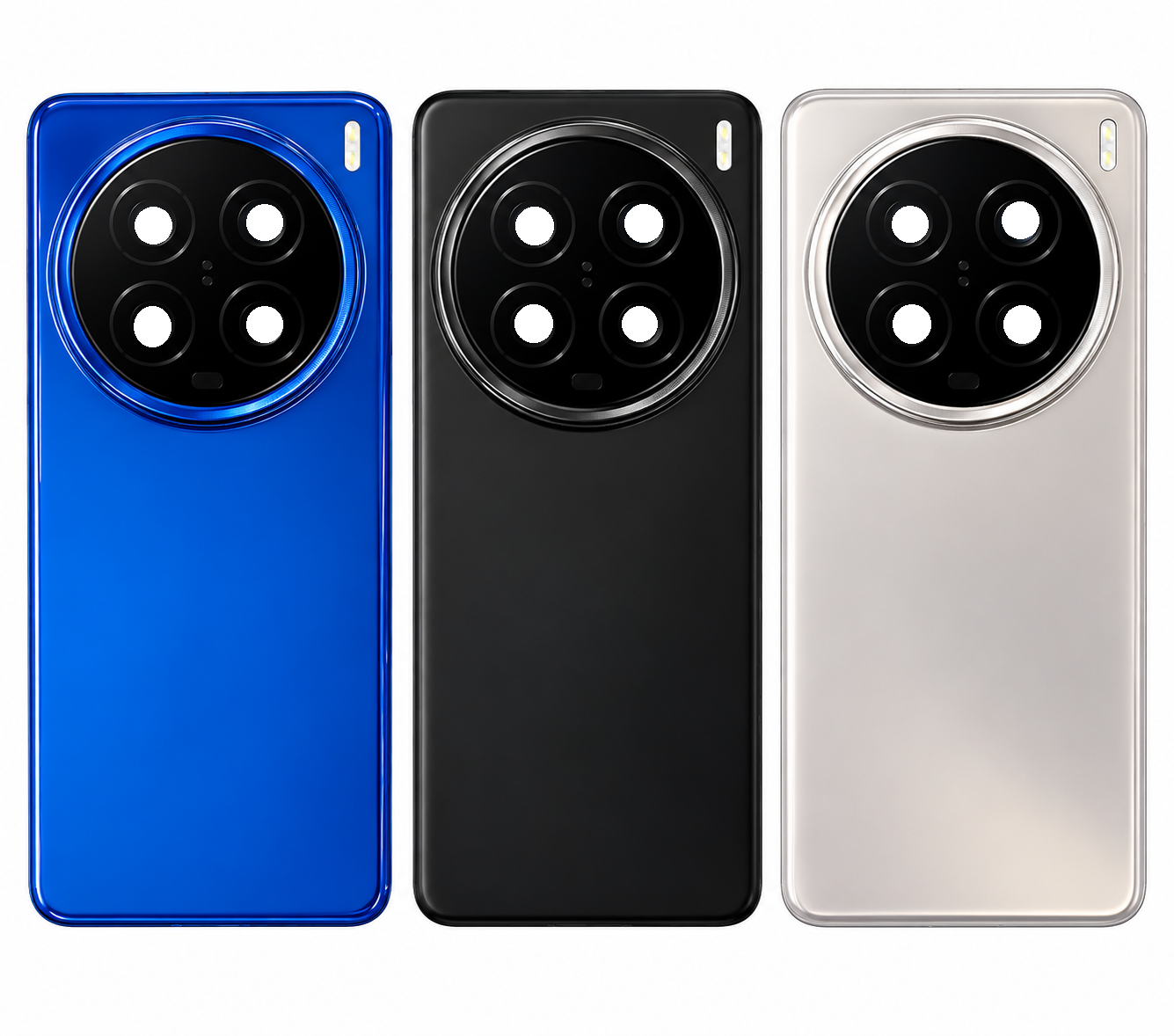 Compatible Replacement for Vivo X200 Pro 5G Back Panel – Blue, Black & Silver